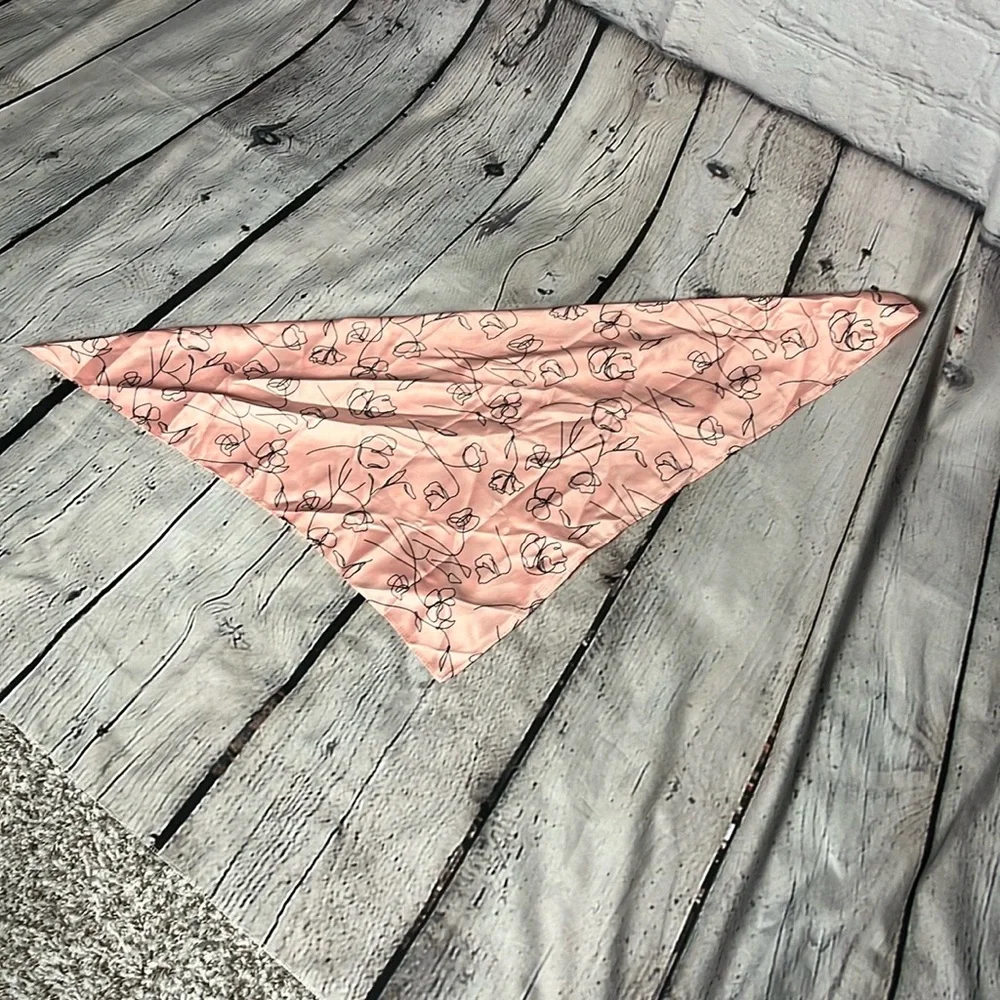 Add On Floral Pink Scarf